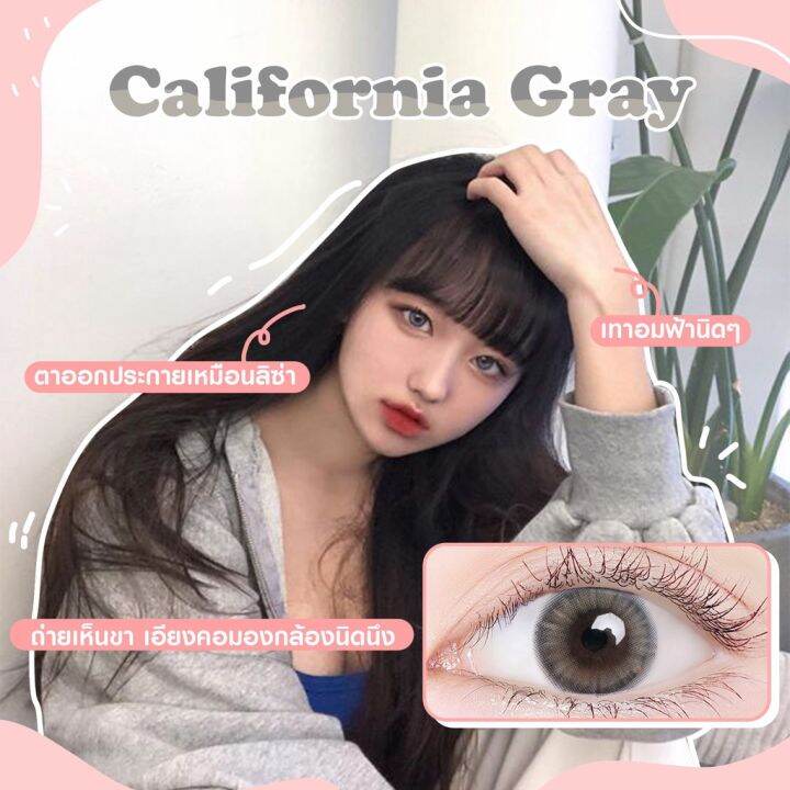 คอนแทคเลนส์-ขนาดมินิ-brown-gray-california-luxzylens