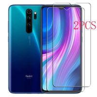 2PCS สำหรับ Xiaomi Redmi หมายเหตุ 8 Pro กระจกนิรภัยป้องกัน Note8pro 2015105, M1906G7I, M1906G7G ป้องกันหน้าจอฟิล์ม