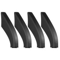 【LZ】✔  4PCS Preto ABS Carro Telhado Cremalheira de Bagagem Rail End Capa Shell Protector Apto Para Land Rover Freelander 2 2006-2014