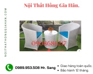 Bàn ghế mây nhựa sân vườn Tp.HCM HGH05131