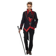 Người lớn Thời Trung Cổ Đáng sợ Ma cà rồng Deluxe Trang phục Halloween Đàn