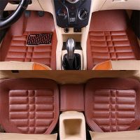 Leather universal car floor mats for Landrover Evoque RANGE ROVER Velar Discovery 3/4/5 Freelander 2 Discovery Sport Mats