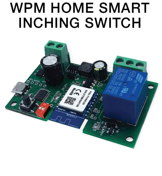 【Ready Stock】WPM Home Smart Inching Switch Relay WiFi Tuya 12V Wireless