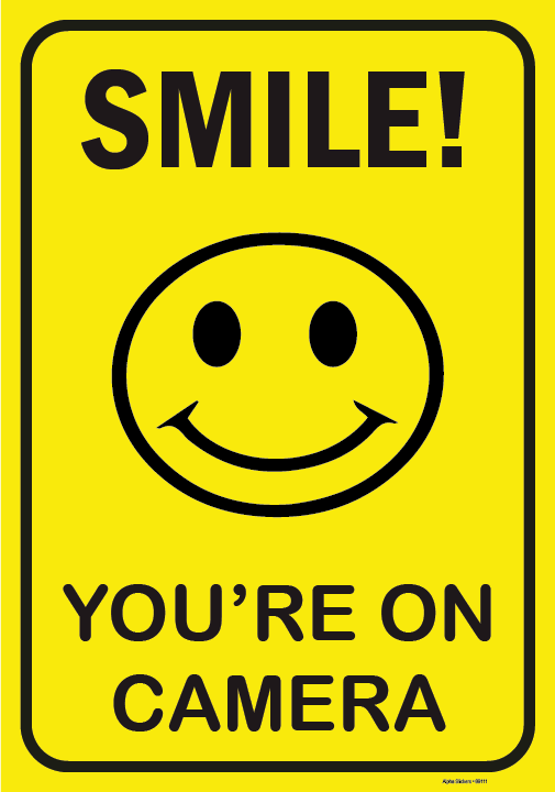 Smile You're On Camera Sign, Video Surveillance Signs Outdoor, 10 X 7 In, Security Camera Sign For Home, Business, Driveway Alert, CCTV - Foto 7