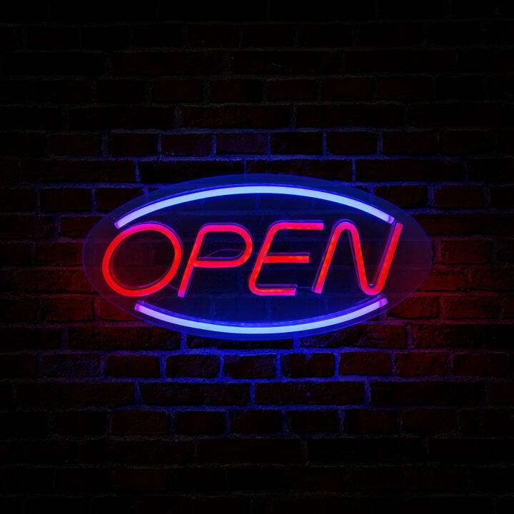 HONG🔥Ready Stock🔥 Panghuhu88 Neon Open Sign Neon Led Open Sign Light ...