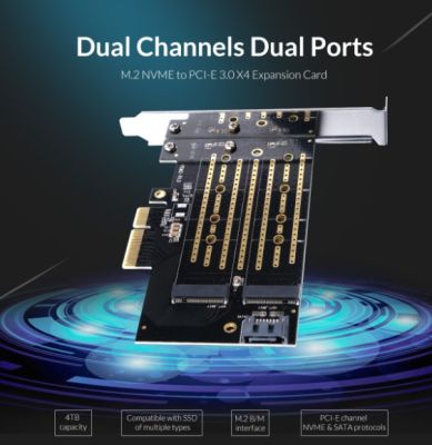 ORICO M.2 NVME to PCI-E 3.0 X4 Expansion Card (PDM2)