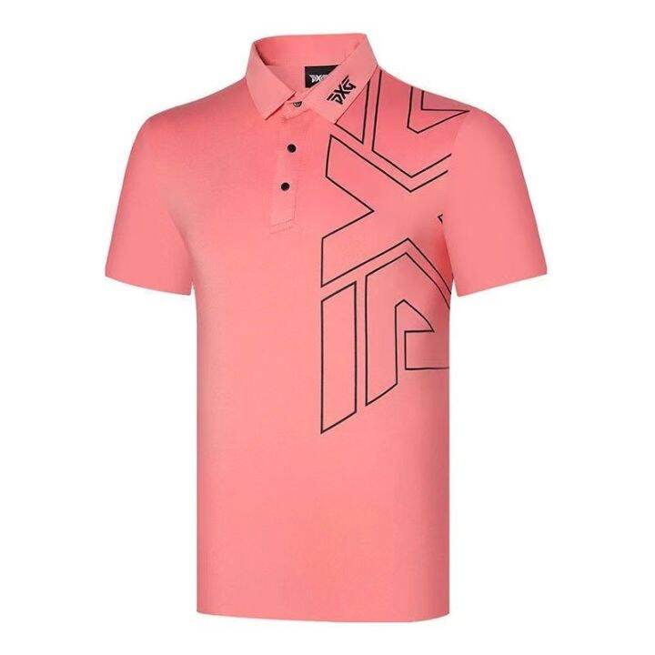 pxg-summer-golf-clothing-mens-t-shirt-printing-quick-drying-breathable-short-sleeved-polo-shirt-loose-sports-golf-golf