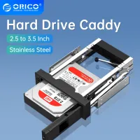 ORICO CD-ROM 3.5นิ้วอะแดปเตอร์ SSD ฮาร์ดไดรฟ์ SATA ภายในแปลงถาดใส่ไดรฟ์วงเล็บยึดถาดใส่แคดดี้ไม่ต้องใช้เครื่องมือที่วางมือถือ