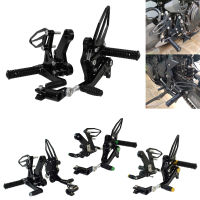 Motorcycle CNC Driver Adjustable Rearset Footrests Foot Rest Pegs Pedals Shifter Bracket For KAWASAKI Ninja 400 EX400 2018-2024, Ninja 250 EX250 2018-2024, Z400 ER400 2018 2019 2020 2021 2022 2023 2024