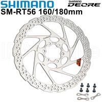 【Selling】 Shimano DEORE SM RT56 RT26เบรคโรเตอร์6 Bolt Mountain Bike Disc M610 RT56 M6000เบรคแผ่นดิสก์160มม.180มม.MTB RT56 RT26โรเตอร์