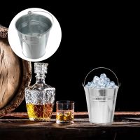 【CW】 Buckets Bar Parties Beer Cooler Chiller Cocktail Lid Drink Holder Metal Storage