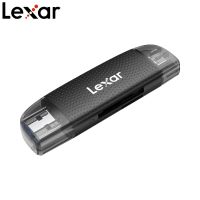 Lexar 2-In-1เครื่องอ่านการ์ด USB3.2แบบ Dual Interface Tf/sd การ์ดความจำเครื่องอ่านการ์ดใช้งานได้สองแบบสำหรับโทรศัพท์มือถือและคอมพิวเตอร์เครื่องอ่านการ์ด