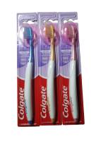 ( มีคูปองส่งฟรี / 3 ด้าม  ) Colgate คอลเกต ไฮ เดนซิตี้ แพ็ค 3 ด้าม คละสี ขนแปรงนุ่มพิเศษ อ่อนโยนต่อเหงือก (แปรงสีฟัน)