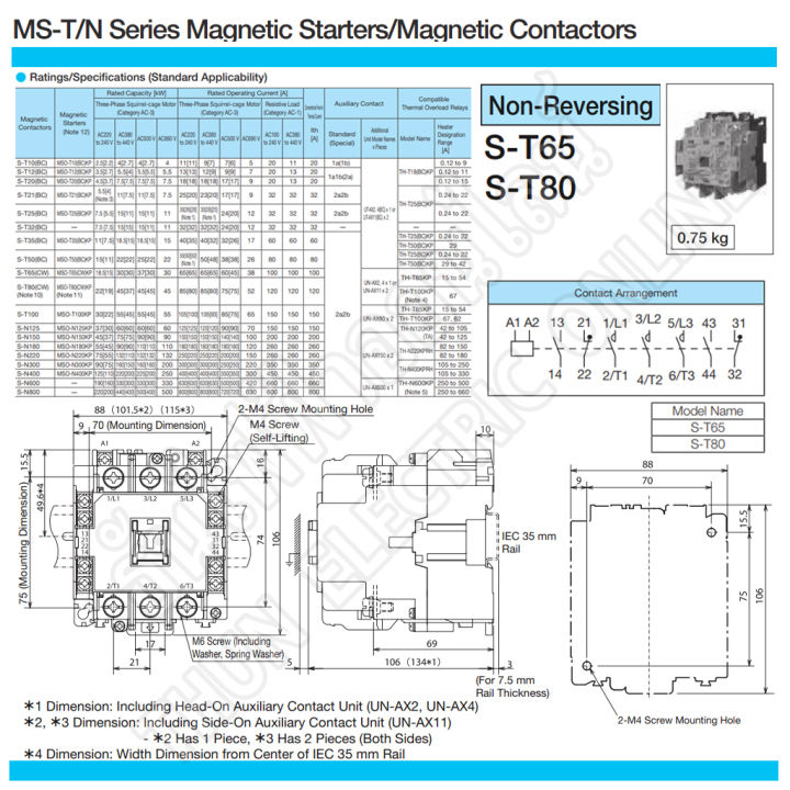 mitsubishi-แมกเนติก-คอนแทคเตอร์-s-t80-ตัวเลือก-coil-คอยน์-110v-220v-400v-magnetic-contactor-st80-magnetic-คอนแทคเตอร์-มิตซูบิชิ-ของแท้-ธันไฟฟ้า