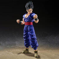 (HOT)Bandai Original SHFiguarts Ultimate Son Gohan Super Hero รูปการกระทำของสะสมอะนิเมะของเล่นรุ่น