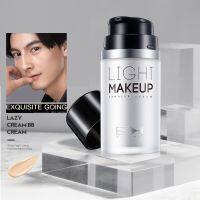 BlueMan Men’s Light Make Up Lazy Cream Beige02 ครีมรองพื้นสำหรับผิวหน้าผู้ชายเพื่อผิวหน้าเนียนใสเป็นธรรมชาติพร้อมการบำรุง