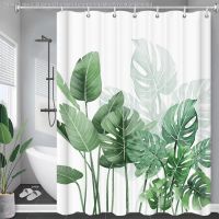 【CW】℗♕  Printed Shower Curtain Landscape Fabric Accessorie Cortina