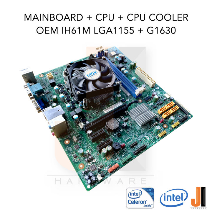 ชุดสุดคุ้ม-cpu-cooler-mainboard-oem-ih61m-lga1155-cpu-intel-celeron-g1630-2-8-ghz-2-cores-สินค้ามือสองสภาพดีมีการรับประกัน