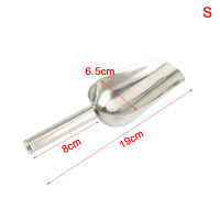 Stainless Steel Sweet Candy Ice Scraper Buffet Bar Food Measuring Scoop Shovel