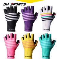 hotx【DT】 SPORTS Men Half Cycling Gloves MTB Road Riding Fishing Anti-Slip Camping Hiking