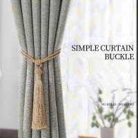 【LZ】۩  Estilo europeu Rayon Tassel Curtain Tiebacks Correias de bola penduradas Clipe de cortina Ganchos Acessórios para decoração