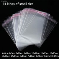✐♕ 100pcs Clear Self-adhesive Sealing Plastic Bags Gift Jewelry Packaging Bag Candy Packing Resealable Cookie Packaging Bags