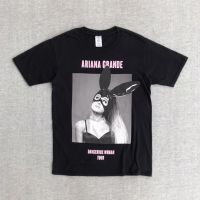 【s-5xl】ผ้าฝ้าย 100%เสื้อยืด ariana grande dangerous woman tour performance second preloved Shirt