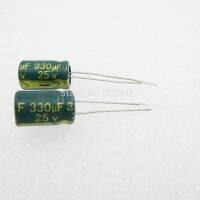 20PCS/LOT 330uF 25V Aluminum electrolytic capacitor 8*12 Electrolytic Capacitor 25v 330uf WATTY Electronics