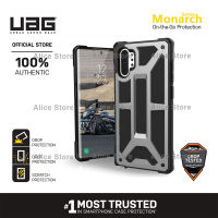 UAG Monarch Series Phone Case for Samsung Galaxy Note 10 Plus with Military Drop Protective Case Cover - Silver