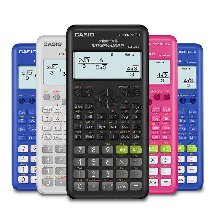 เครื่องคิดเลขฟังก์ชันทางวิทยาศาสตร์ของ-casio-fx-82es-plus-a-การสอบนักเรียนมัธยมต้น-cpa