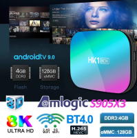 HK1 Smart TV Box กล่องแอนดรอยด์ทีวี กล่องรับสัญญาณทีวีดิจิตอล กล่องรับสัญญาณทีวีดาวเทียม