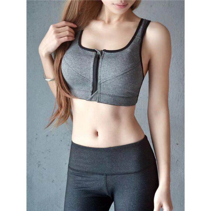 mysport-eve-yoga-612-sport-bra-สปอตบรา-ซิปหน้า-ผ้าดี-ใส่ออกกำลังกาย-กระชับหน้าอก-มีฟองน้ำ