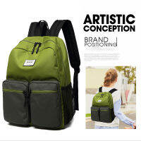 [พร้อมส่ง] ล้างสต๊อก!!! Backpack9905 9902 กระเป๋าเป้แฟชั่นสีสันทรูโทน ใส่ไอแพดได้ กระเป๋ากันน้ำจุของได้เยอะ เหมาะทั้งผู้ชายผู้หญิง ใบใหญ่