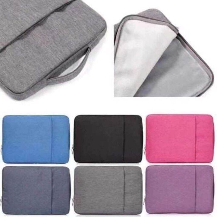 Laptop Bag 13 14 15 6 Inch Zipper Soft Sleeve Waterproof Side Bag For