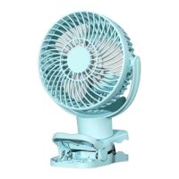 8000mAh Portable Fan Clip On Mini Desk Magnetic Clip Fan Desktop Fan With 4 Speeds Ceiling Fan for Bedroom Home Dorm