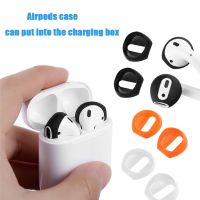 ✹﹊▦ SIANCS 1Pairs Silicone Antislip Earphone Case for Airpods Case Ultra Thin Ear Hook tips Caps For iPhone Airpods Charging Box