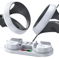 VR Charging Station for PS VR2 Sense Controller Charging Stand VR Game Controller Charging Dock