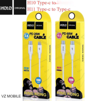 Holo สายชาร์จ PD รุ่น H10 USB-C to ip  H11 USB-C to USB-C Cable Nylon Fast PD Charge i7ขึ้นไป สายชาร์ท