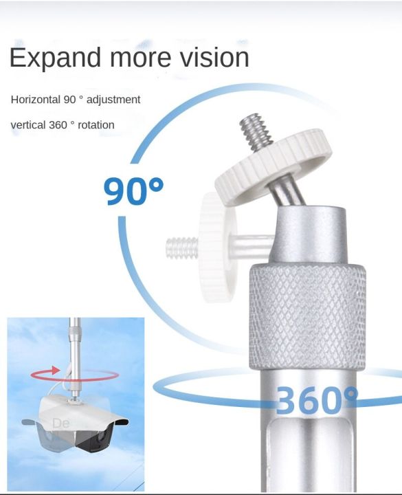 hot-deal-อลูมิเนียมอัลลอยด์-telescopic-camera-bracket-i-type-l-type-bolt-machine-การติดตั้งผนังแนวตั้งครึ่งวงกลม