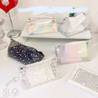 Korea INS tissue box Decor Tissue Box Case Clear PVC Napkin Tissue Organizer Holder Paper Storage Bags Cosmetic Box Case Pouc