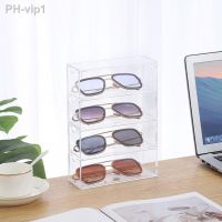 Acrylic Glasses Storage Box Plastic Drawer Storage Box Transparent Dustproof Glasses Cosmetic Desktop Stationery Storage Rack