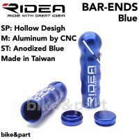 บาร์เอน จักรยาน RIDEA Bar Ends CNC Blue