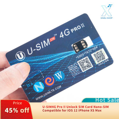 DA U-SIM4G Pro II ปลดล็อคซิมการ์ดรองรับ Nano-SIM สำหรับ iOS 12 iPhone XS MAXจัดส่งที่รวดเร็ว