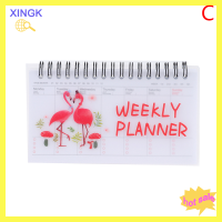 XINGK Weekly Planner Notebook Journal วาระการประชุม2021 2022 Cure Diary Organizer Schedule
