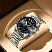 Baida Egga New Waterproof Mens Watch Male Student Luminous Calendar Korean-Style Multifunctional Quartz Watch