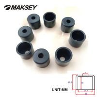 Maksey Karet Silikon Pelindung Grommet Karet End Caps dengan Lubang Tabung Stainless Akhir Selimut Cincin PVC Nylon Kencangkan Bagian