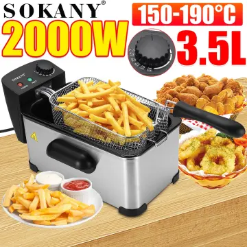 Electric clearance fries cooker