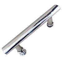 ۞ Stainless Steel Universal Door Handle Indoor Pull Hardware Silver Home Enclosure Durable Accessories Polished Shower