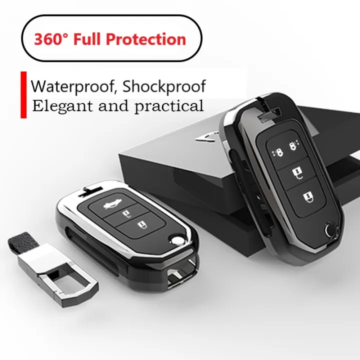 HONDA Car Key Case Shell Holder Key Chain Cover For Honda Civic CRV Accord Jazz City XRV Avancier Vezel Inspire Keychain Accessories Others