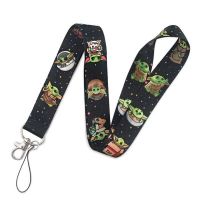 BOTHHY พวงกุญแจ ของขวัญ การ์ตูน สายรัด พวงกุญแจบาศ จี้โทรศัพท์ สายคล้องคอ Lanyards คนต่างด้าว สายโทรศัพท์มือถือ เชือกแขวนเด็กโยดา